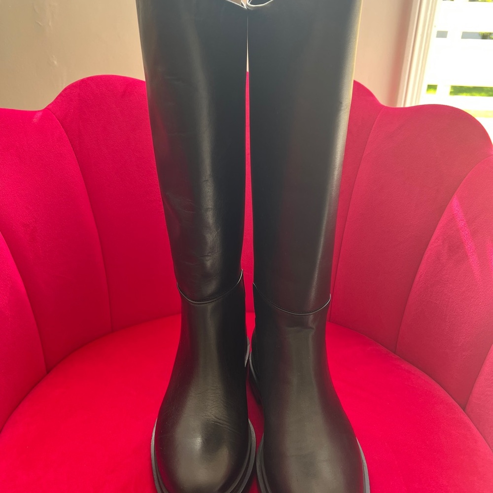 Steve Madden Black Winter Boots Sleek Design